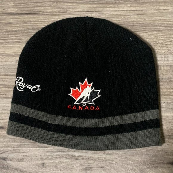 🔥4/$20 Team Canada Crown Royal Winter Hat Beanie Toque Tuque - Picture 1 of 3